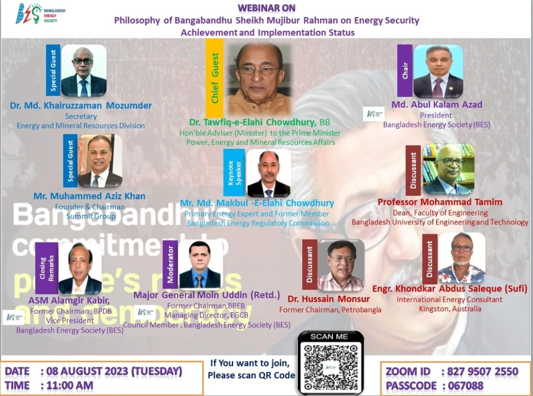 Philosophy of Bangabandhu on Energy Security